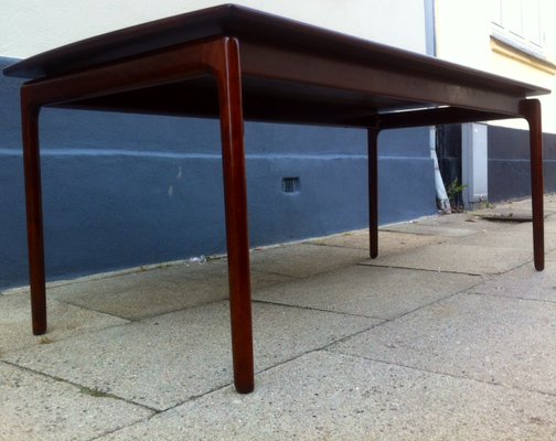 Danish Mahogony Coffee Table with Floating Top by Ole Wanscher for