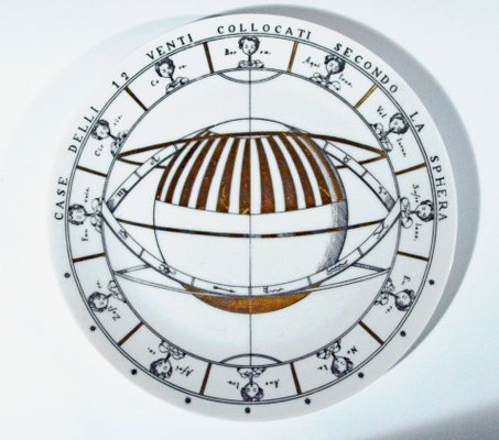 Vintage Astronomici Plate By Piero Fornasetti Vintage Astronomici Plate By Piero Fornasetti