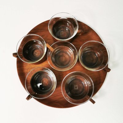 German Tea and Coffee Set by Schott & Gen Mainz Jena Glas, 1970s 