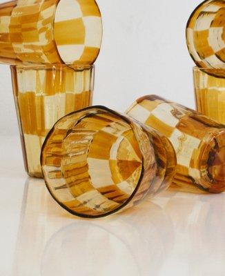 Modern Drinking Glasses by Mariana Iskra, Set of 3 for sale at Pamono
