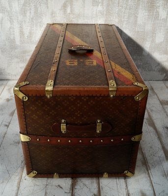 French Steamer Trunk By Aux Etats Unis