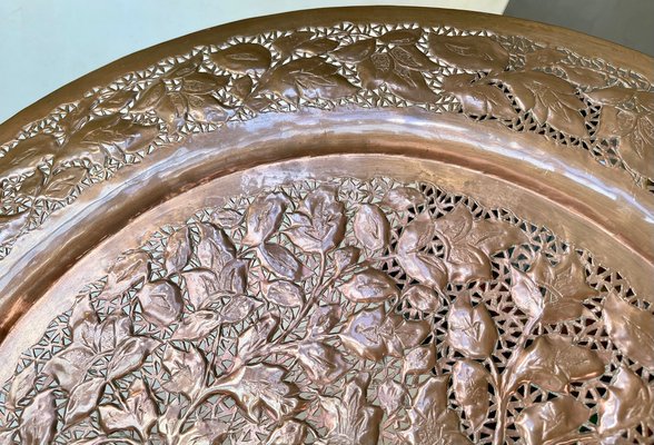 Plateau Décoratif Vintage En Argent Plaqué - 15x15 Cm, Relief Sculpté, Fer - Pour Aromathérapie, Fruits, Bijoux, Décoration De Table