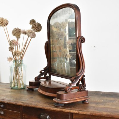 Large Antique Dressing Table Mirror for sale at Pamono