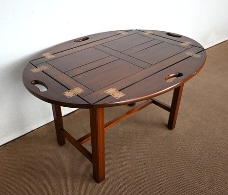 Mahogany Butler Boat Table 1960s for sale at Pamono