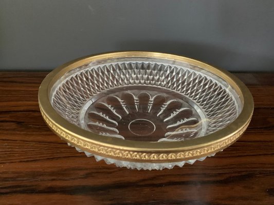 Baccarat フラワー型クリスタル皿