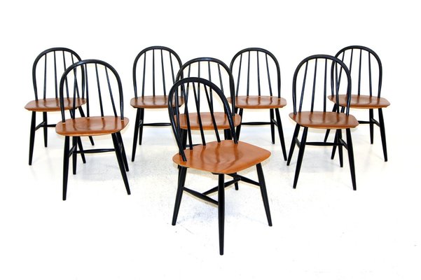 Dining Chairs by Ilmari Tapiovaara for Edsby Verken, Sweden, 1960s