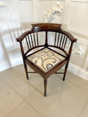 Victorian corner sales chair