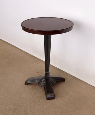 Art Deco Gueridon Table in Bakelite and Cast Iron by Louis Vuitton 