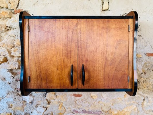 Vintage wall mounted on sale cabinet