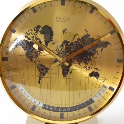 Vintage World-Time Clock from Kienzle International, 1980s for