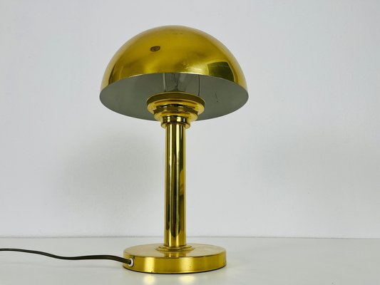 Lampada da tavolo a cono 1 luce wanda in polilux oro d30 made in italy