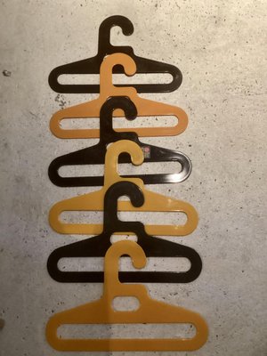 Pop Art Coat Hangers in the style of Ingo Maurer, Set of 6 for