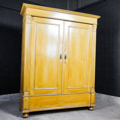 Brocante 2-Door Wooden Cupboard, Early 20th Century for sale at Pamono