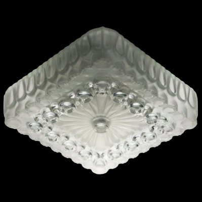 Vintage Square Glass Ceiling Light
