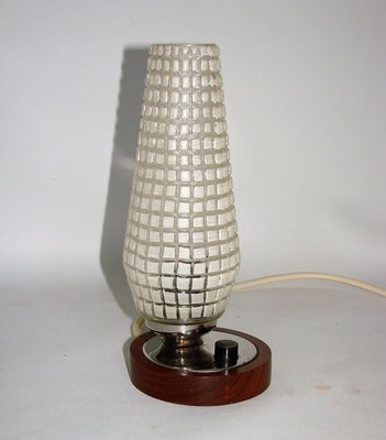 Lampe de Chevet Vintage en Verre, 1960s en vente sur Pamono