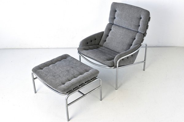 OSTEUROPÄISCHE AVANTGARDE Dutch SZ 09 Osaka Easy Armchair with Ottoman by Martin Visser for