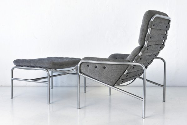 Dutch SZ 09 Osaka Easy Armchair with Ottoman by Martin Visser for