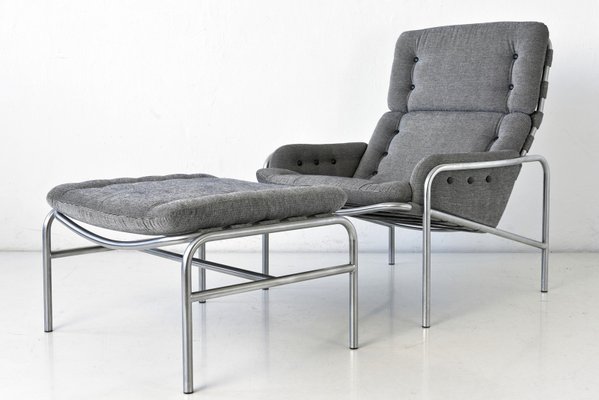 OSTEUROPÄISCHE AVANTGARDE Dutch SZ 09 Osaka Easy Armchair with Ottoman by Martin Visser for