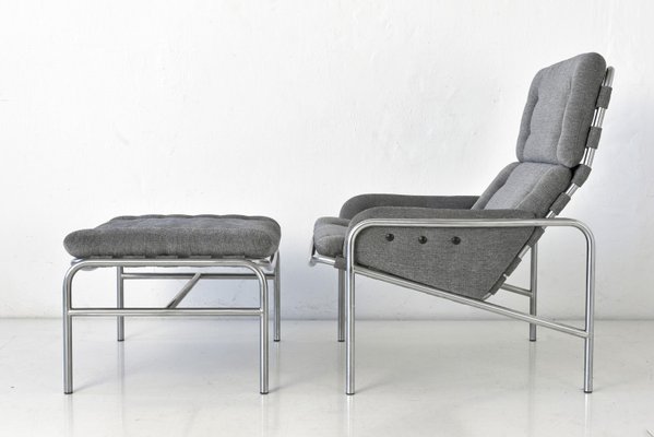 Dutch SZ 09 Osaka Easy Armchair with Ottoman by Martin Visser for