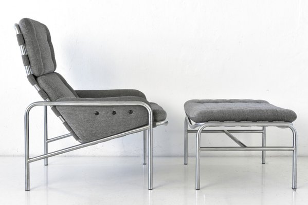 Dutch SZ 09 Osaka Easy Armchair with Ottoman by Martin Visser for