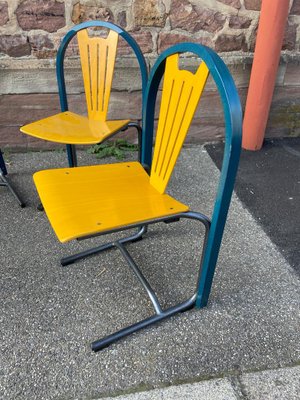 French Lounge Chairs from Baumann Argos 1980s Set of 4