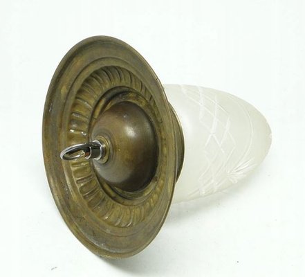 Art Deco Pendant Lamp, Poland, 1890s for sale at Pamono