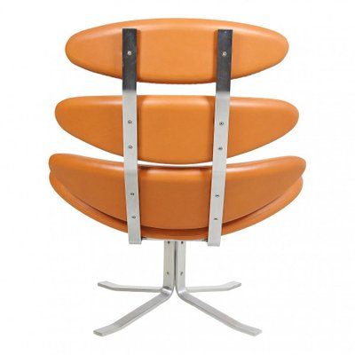 ccm　Poul M. Volther Corona Chair レザー The Corona Chair - Poul M. Volther - Fredericia Furniture