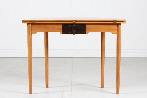 Cherrywood Card Table by Hans J. Wegner for Fritz Hansen A/S