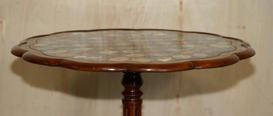 William IV Burr Ash & Brown Oak Center Table William IV Burr Ash & Brown Oak Center Table