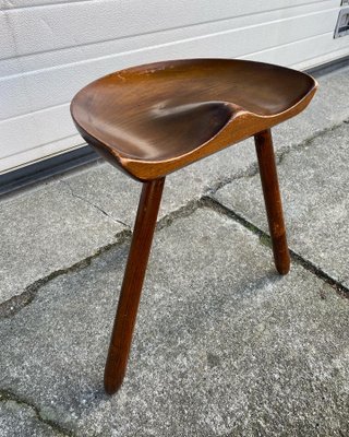 スツール Denmark Vintage Teak Stool Danish Modern Teak Stool | Danish Modern L.A.