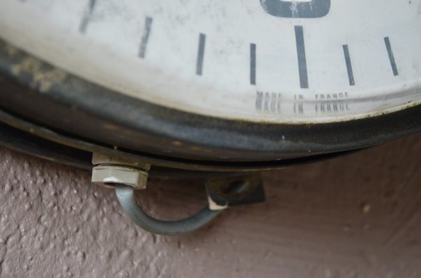 Horloge Murale BODET – Style Usine – Années 70 – Originale – Quartz Batterie