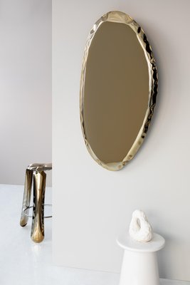 Light Gold Tafla O6 Wall Mirror by Zieta