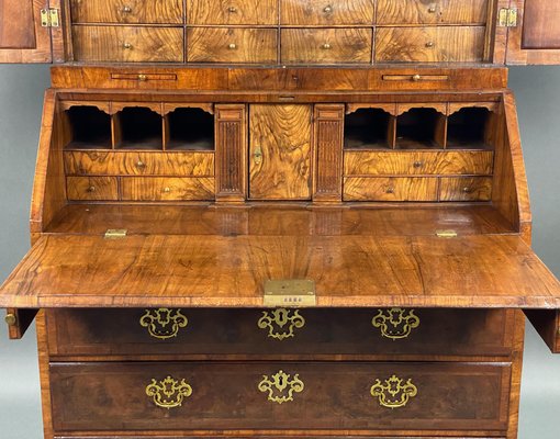 Antique secretary online desk with bookcase