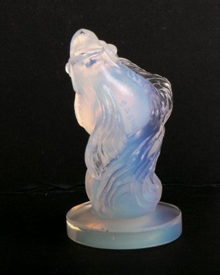 French Art Deco Opalescent Glass Fish from Sabino, 1930 for
