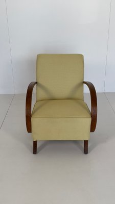 Padded Armrest Chair by Jind ich Halabala 1950