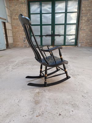 Antique black 2024 rocking chair