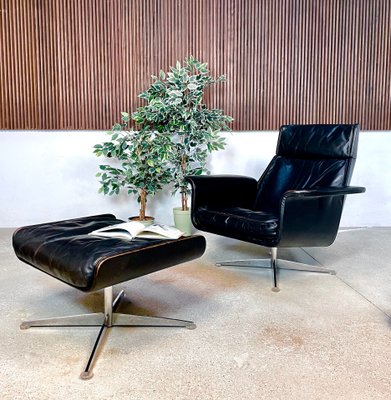Lounge chair 2024 with ottoman indoor