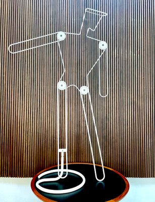 Adjustable Sculptural Life Size Steel Mannequin or Coat Rack 1960s for sale at Pamono