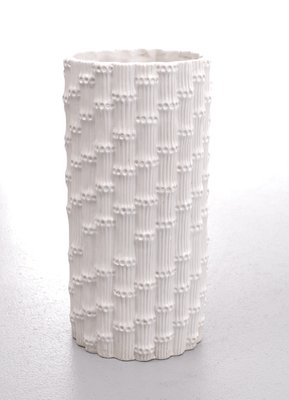 Groe Keramikvase in Bambus-Optik, Italien, 1970er bei Pamono kaufen