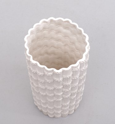 Groe Keramikvase in Bambus-Optik, Italien, 1970er bei Pamono kaufen