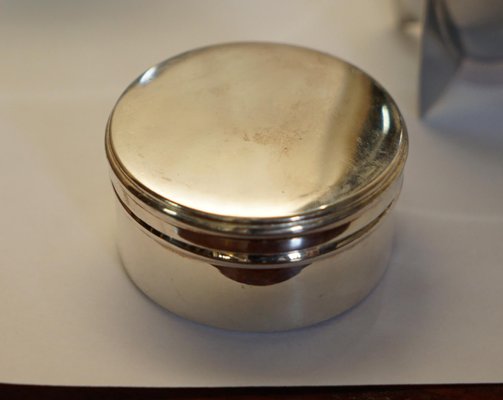 Art Deco Style Silver Hallmarked Zeppelin Cocktail Shaker, 1960s