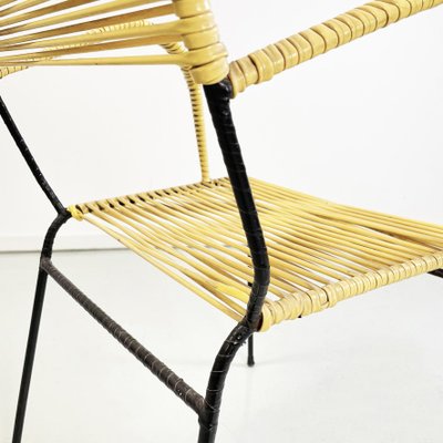 Yellow metal 2024 outdoor chairs