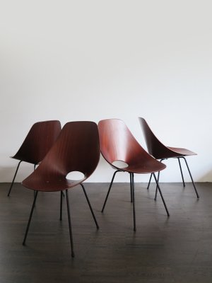 Italian Model Medea Chairs by Vittorio Nobili for Tagliabue