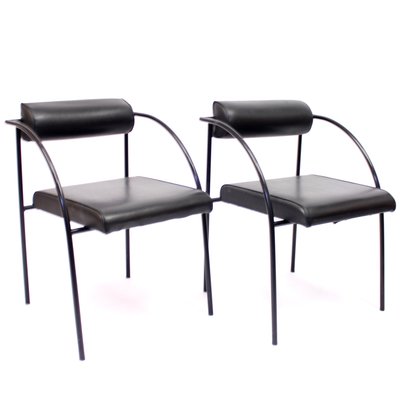 Postmodern Vienna Chairs by Rodney Kinsman for Bieffeplast, 1980s