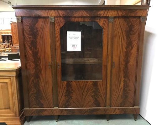 Empire Style Bookcase with Removable Shelves for sale at Pamono