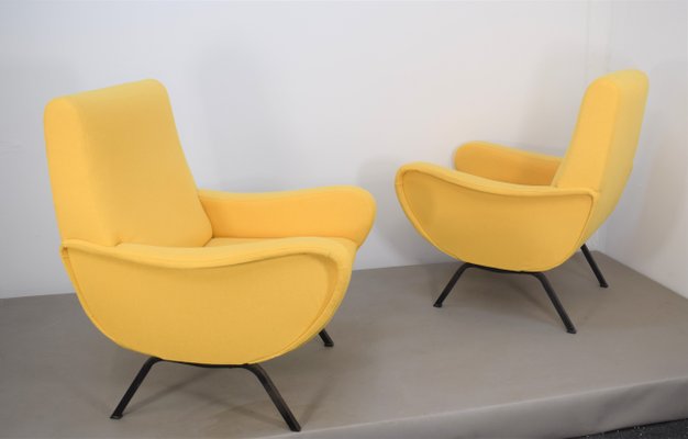 Armchair in the style of Marco Zanusos 1960s Set of 2 for sale