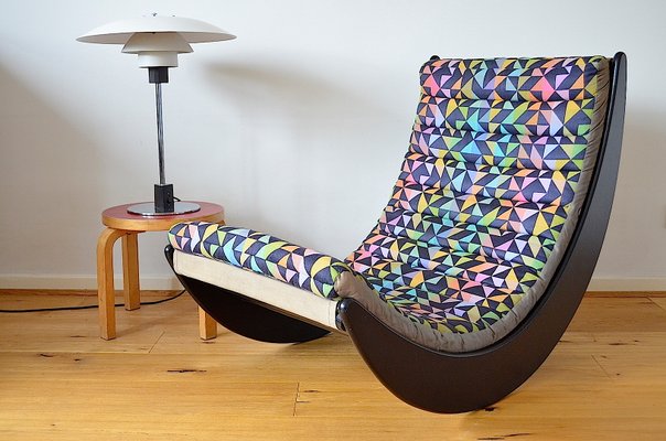 Rocking Chair by Verner Panton for Rosenthal, 1970s for sale at Pamono