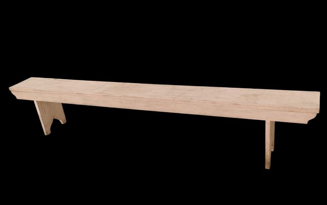 Pink wooden bench deals