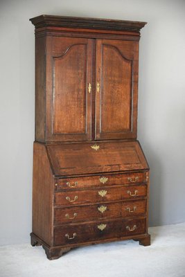 Georgian Oak Bureau Bookcase for sale at Pamono