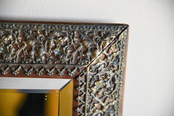 Miroir Antique en Métal Percé en vente sur Pamono